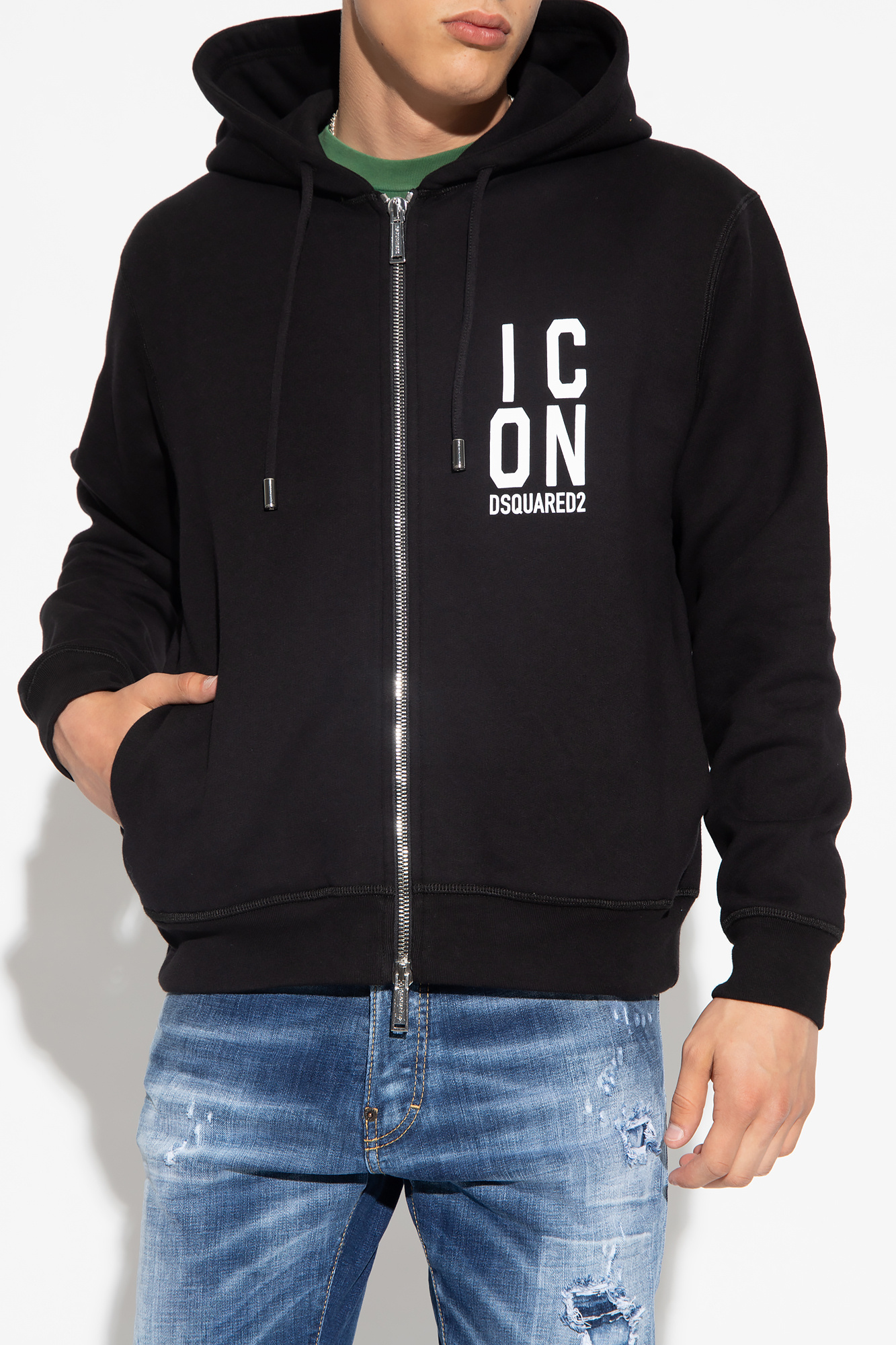 Dsquared zip up hoodie online